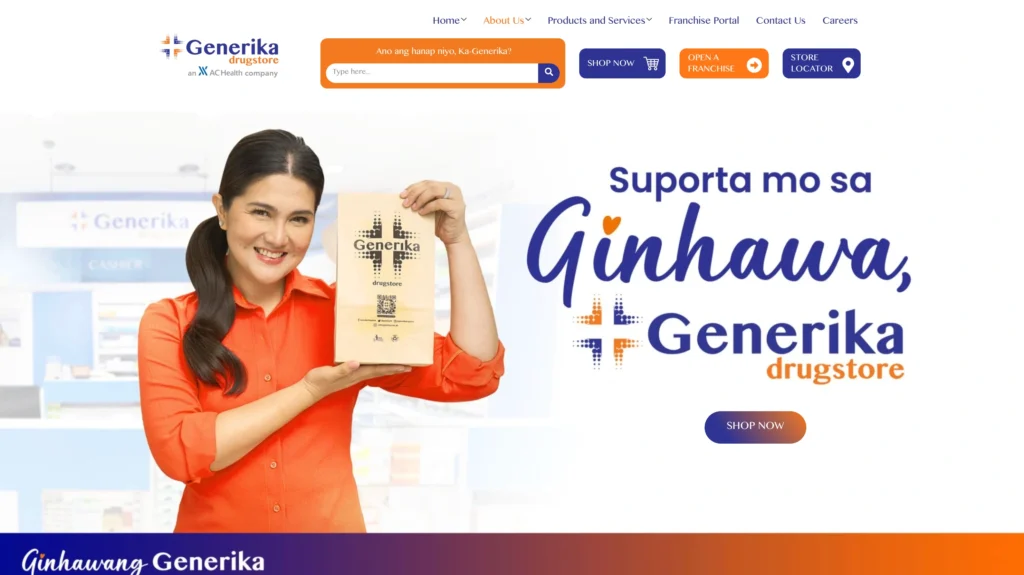 Generika website