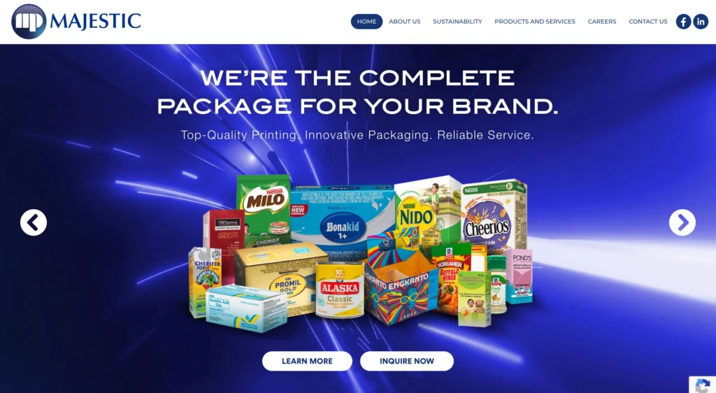 majestic-home-page